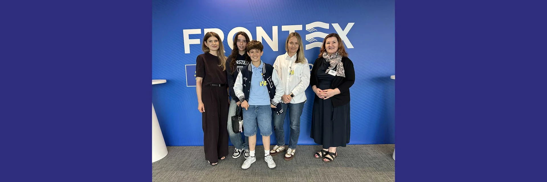 Wizyta uczniów Szkoły Einsteina w siedzibie Frontex